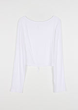 BUCKLE CROP TEE