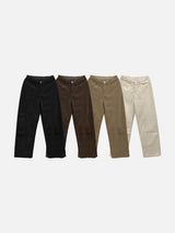 Down Lining Corduroy Wide Pants