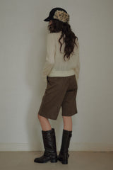 Hushed Wool Cardigan [Lemon]