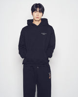 25FW AC BEAR BASIC LOGO HOODIE BLACK