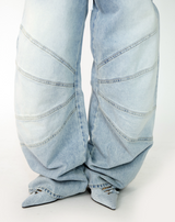 wing denim pants(2color)