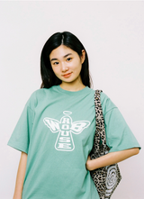 ウェブエンジェルTシャツ - グリーン