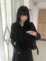 DL Round Collar Tweed Jacket