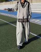 Dust Pocket Hooded Zip-Up (Gray)