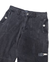 MULTI BUCKLE WASHED GREY DENIM PANTS