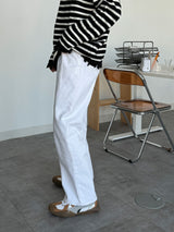Wiley Side Pintuck Cotton Pants (3color)