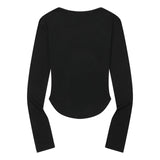 SAHARA LEOPARD CROSS U-NECK LONG SLEEVE T (2Color)