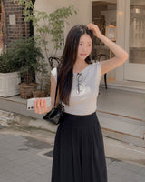 Risen Boat Neck Sleeveless