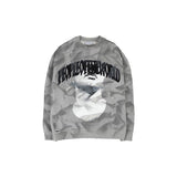 Damage Over Sweat Shirt (GRAY)