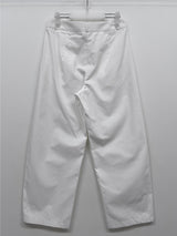 Curved Cotton Barrel Pants
