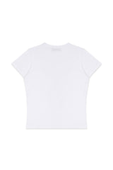 FLOWER CROP TOP (WHITE)