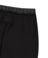 Double-Waisted Jersey Pants / Black