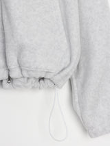 Soft hood zip-up
