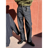 [4SEASON] Low regular denim pants(S-XL)