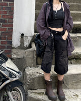 Rui Vintage Wine Check Shirt