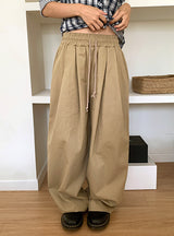 ツーピンタックワイドパンツ (3C)