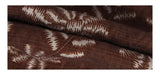 brown ethnic sleeveless skirt two-piece