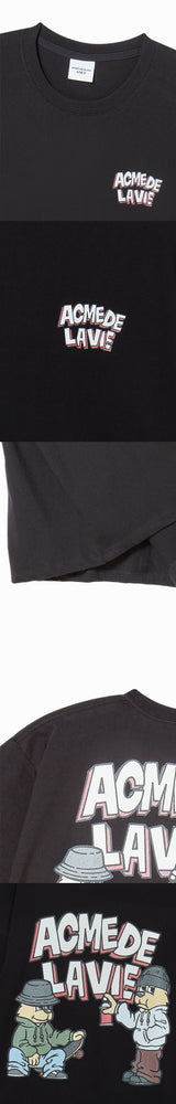 25FW ACベアグラフィティ半袖Tシャツ ブラック