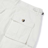 Issue cargo shorts / White