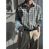 [Unisex] Chic check overfit shirts(3color)