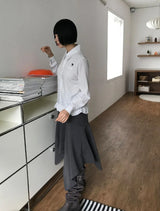 SOFT UNBALANCE FLARE SKIRT