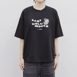 ホーリームーブアップルオーバーフィット半袖Tシャツ_ブラック