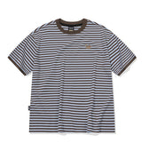 26SS★ キャットボーダーリンガー半袖Tシャツ