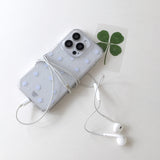 BLUE CLOVER CLEAR CASE
