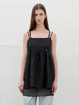 (BL-4321)KASI FLORAL SLEEVELESS BLOUSE