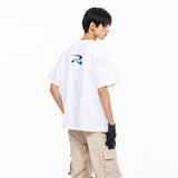 ドットプリント半袖Tシャツ