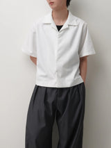 26SS TP1 Cropped Cuban Collar Shirt