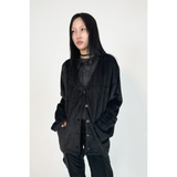 FAKE COLLAR CARDIGAN