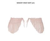 MEMORY WRAP SKIRT pink
