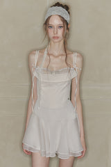 SWAN LACE HAIRBAND cream