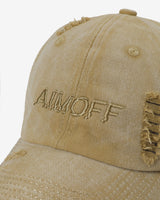 washed vintage ballcap [ beige ]
