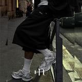 [HFORUS MADE] Armor Cut Off Bermuda Pants IN BLACK