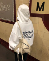 [ORIGINAL] Ettu Lettering Oversized Hood Zip-Up