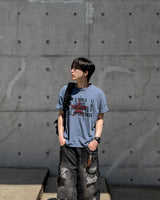 Cally Vintage Graphic Cropped Short Sleeve