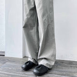 Washed Form Wide Pants