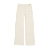 PUPPY EMBROIDERED CREAM DYED STRAIGHT DENIM code 26226