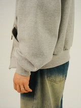 DR FAVOR 26 Patch Crop Hoody Zip-up