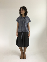 ヘイデン チェック フーディー シャツ(3color)
