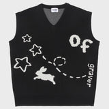 [UNISEX]Star OF Knit Vest