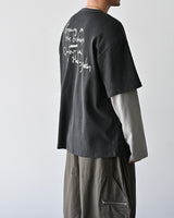 オン ドローイング レイヤード ロングスリーブ Tシャツ