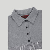 FRINGE CROP POLO