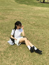 Pring Mix Lettering Crop Top (3c)