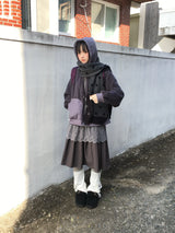 【即日発送】 dot-flip reversible muffler 