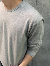 Cropped Panel Long Sleeve