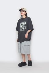Double-Pocket Balloon Half Pants