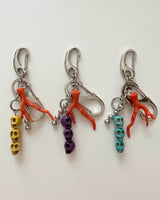 スカルブランチキーリング/skull branch keyring